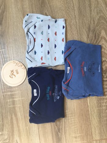 Lot 3 bodies petit bateau