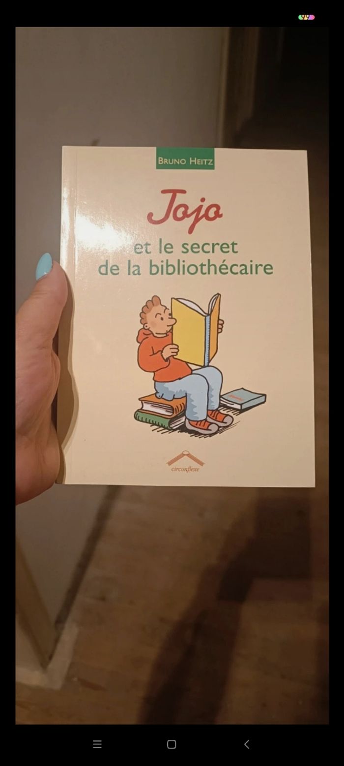 Livre jojo et le secret de la bibliothécaire