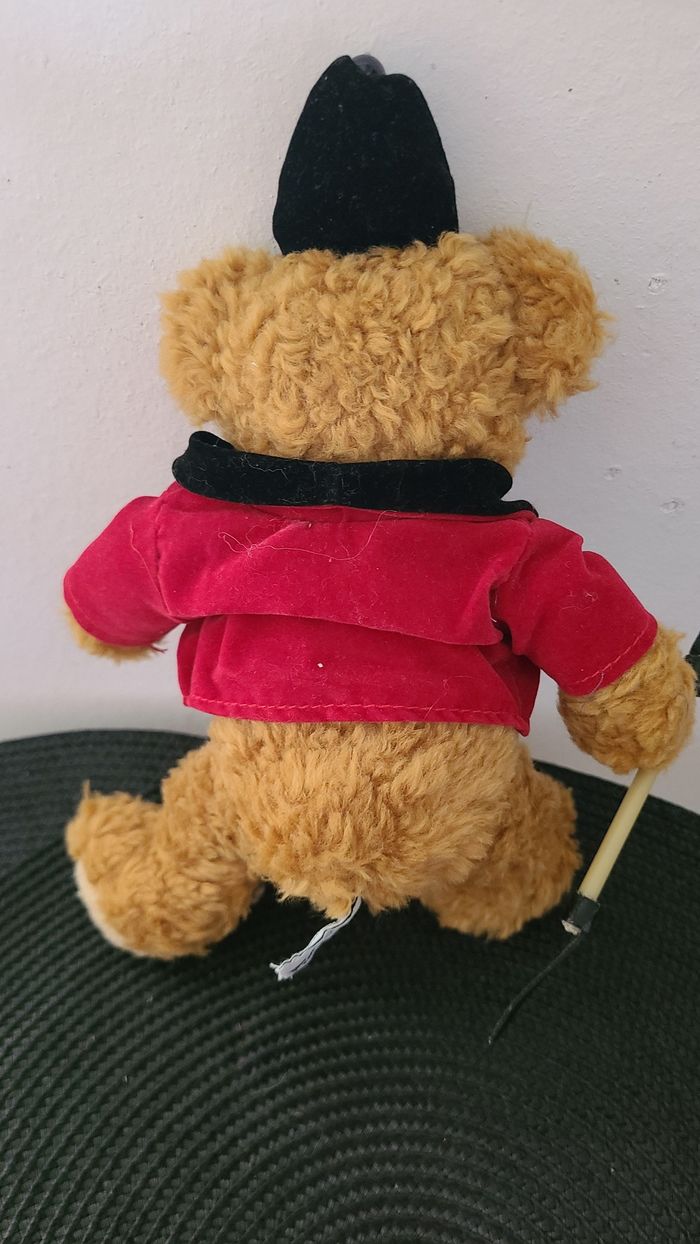 OURS DOUDOU TEDDY BEAR COLLECTION VESTE ROUGE - photo numéro 5