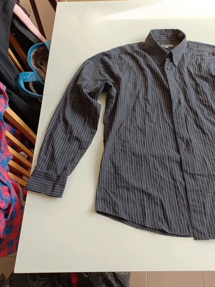 Chemise manches longues rayée friday taille xl - photo numéro 2