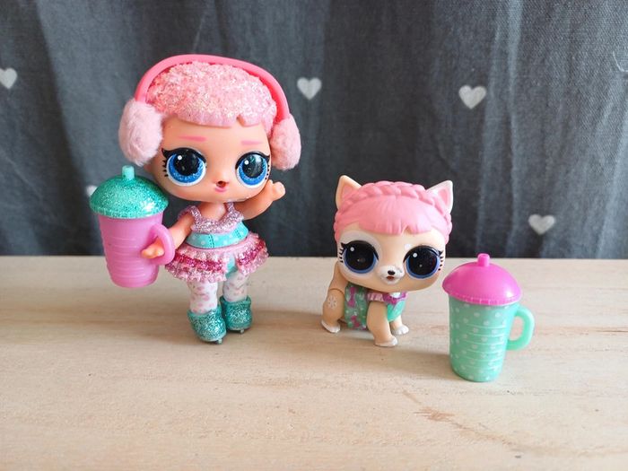 Poupée LOL Surprise Ice Sk8er + Pet Ice Barker