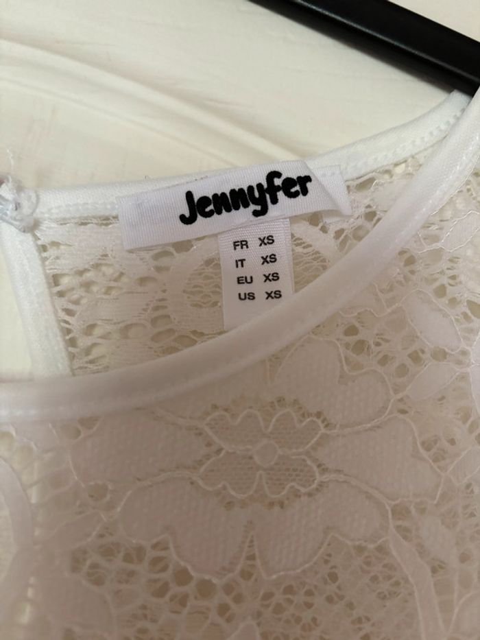 Robe blanche • Jennyfer • Taille XS - photo numéro 4