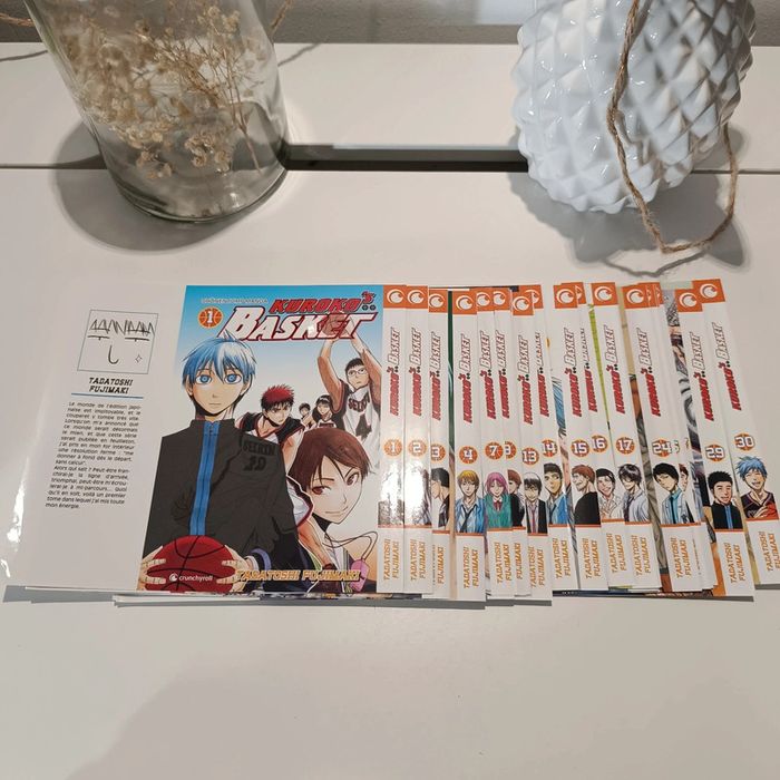 Manga Kuroko's basket jaquettes Crunchyroll tomes 1 à 30