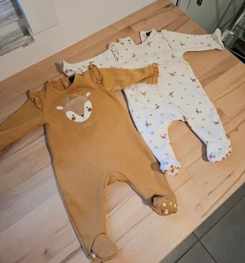 Lot 2 pyjamas molletonné