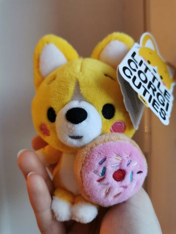 Porte-clef en peluche Corgi