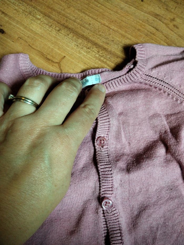 Gilet rose - photo numéro 2