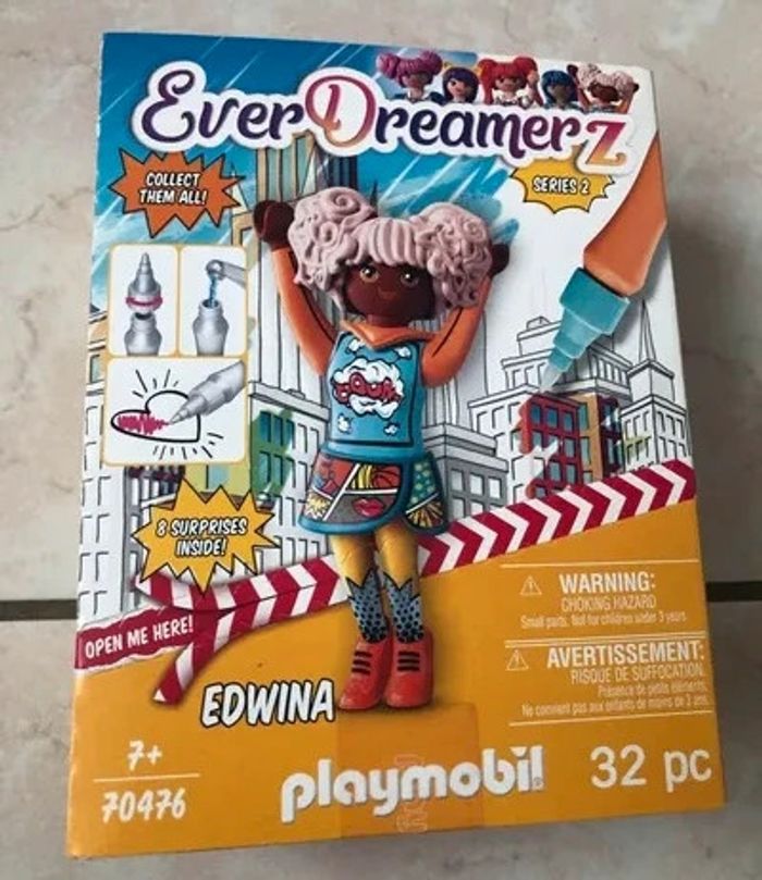 Playmobil Ever dreamerz 70476 Edwina Le Monde de la BD Neuve ds emballage