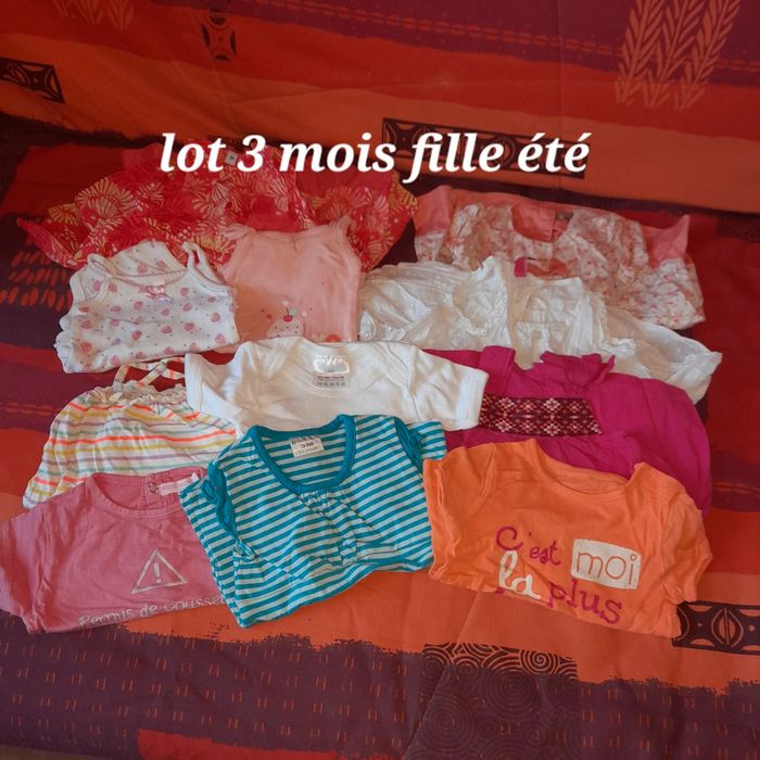 Lot 3 mois fille été