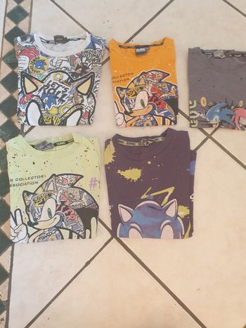 Tee-shirt Sonic 10 ans