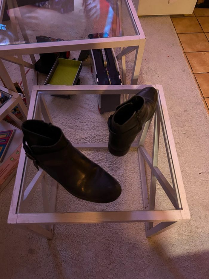 Bottines noires T.36 - photo numéro 2