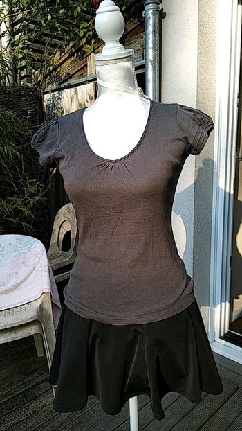 T shirt gris taille s