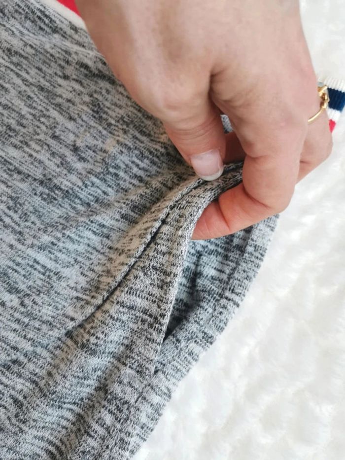 Jupe grise taille élastique printemps été Esprit 12-13 ans - photo numéro 4