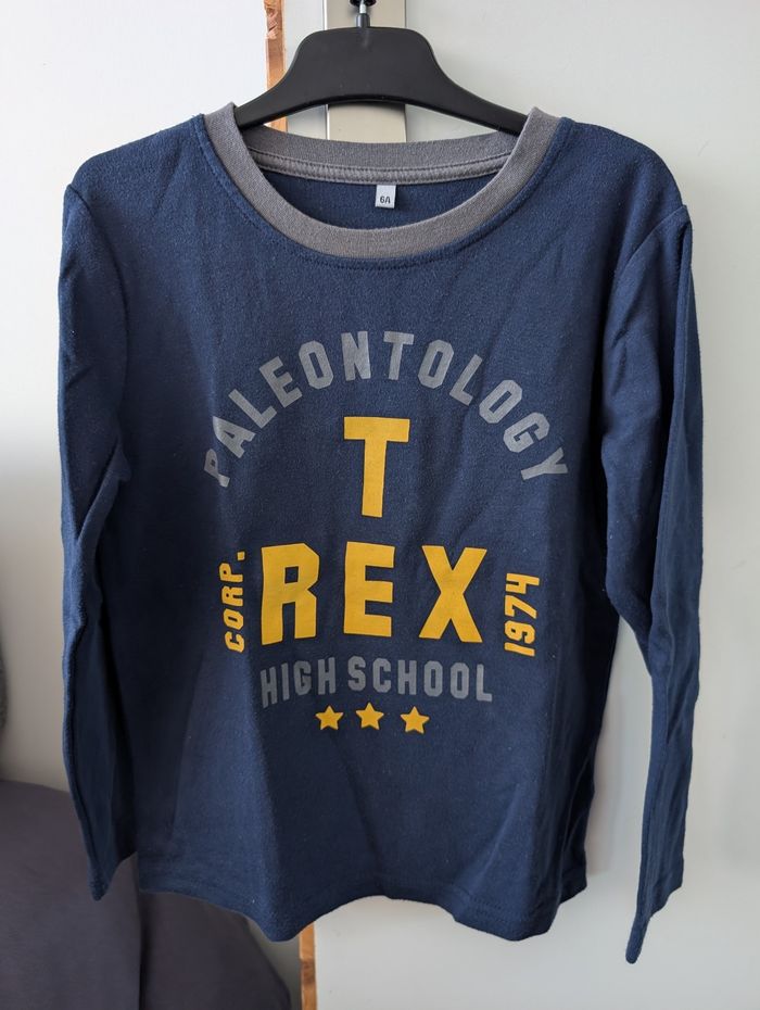 Tee-shirt manches longues garçon, ma boutique plus, 6 ans