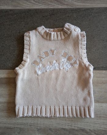 Pull sans manches 6 mois