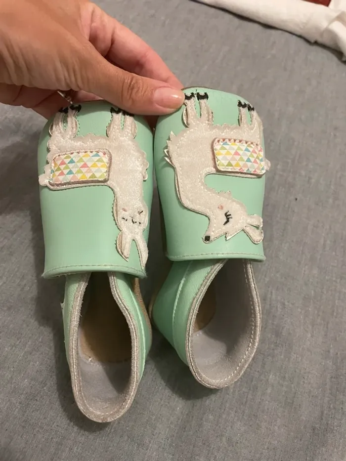 Chaussons en cuir Lama - photo numéro 4