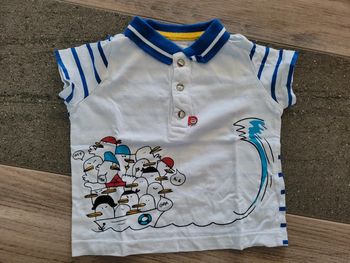 Polo manches courtes- Du pareil au même 9 mois