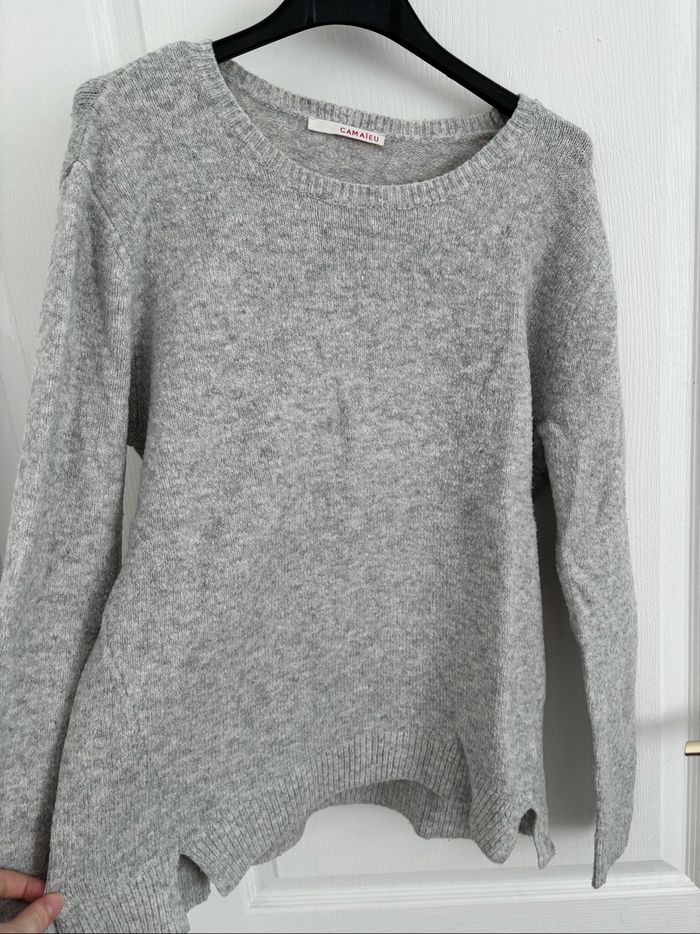 Pull gris - photo numéro 2