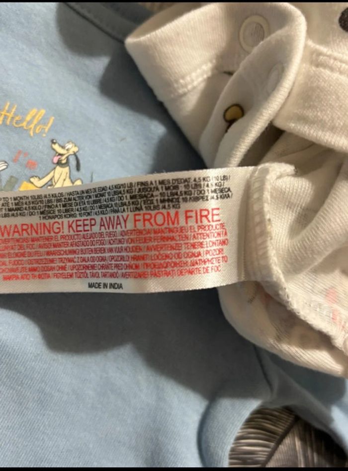 Lot 5 bodies bébé Disney – Taille 1 mois - photo numéro 8