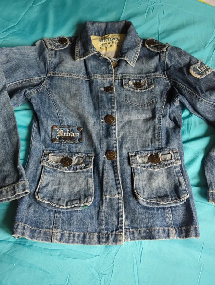 Veste jeans fille - photo numéro 2
