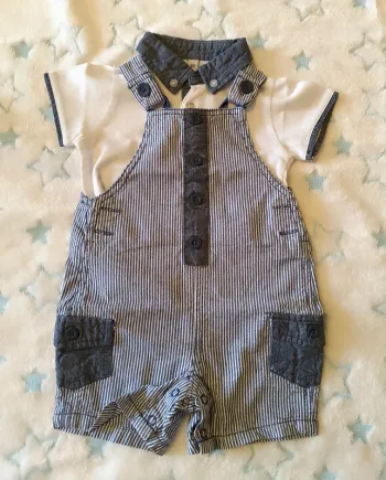 Ensemble salopette short