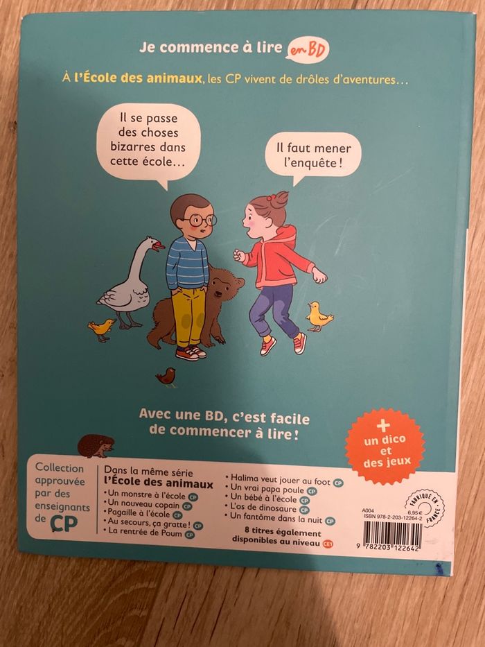 Bd je commence à lire Un monstre à l’école - photo numéro 2