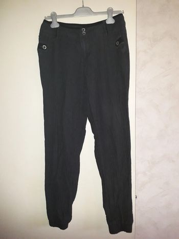 pantalon noir et gris élastique en bas rainbow taille 38