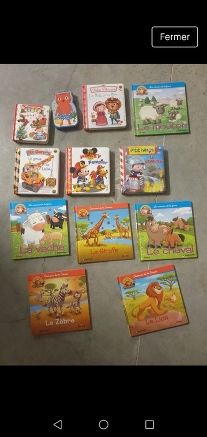 4 E LES 2 au choix livres enfant tbe