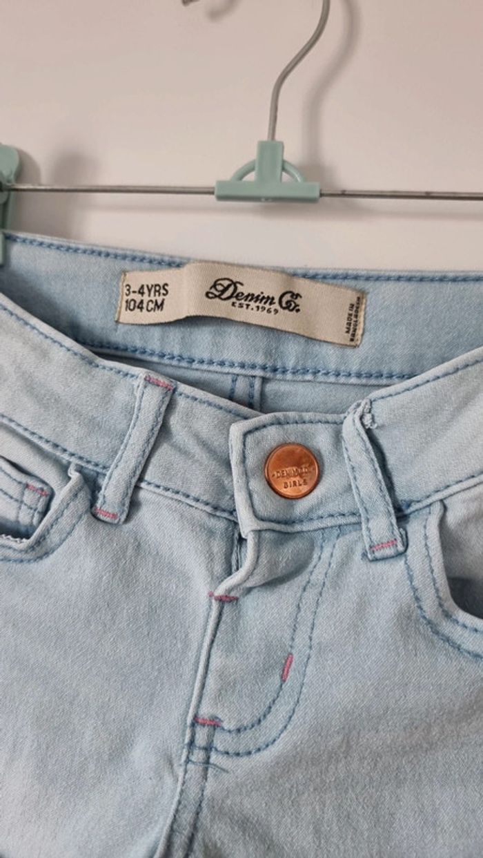 Short denim co 1969 taille 3-4ans - photo numéro 4