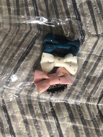 Le lot de 3 pince à cheveux pour bébé ou petite fille Neuf 