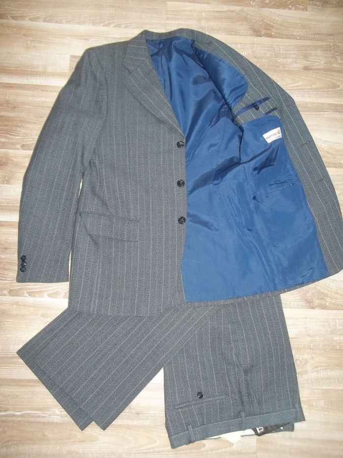 Costume bleu et gris Armand Thiériy & Sigrand