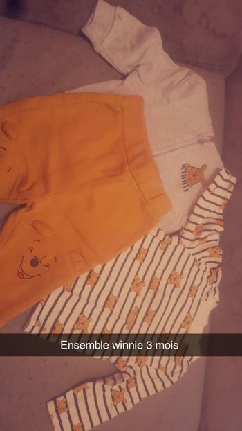 Ensemble  winnie 3 mois