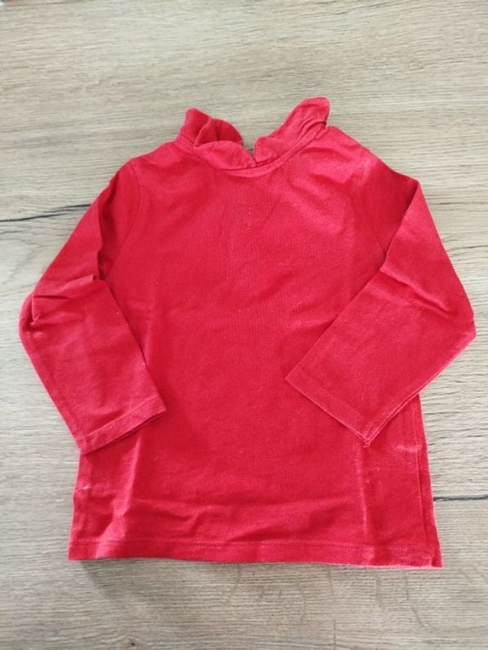 Tee shirt col claudine
