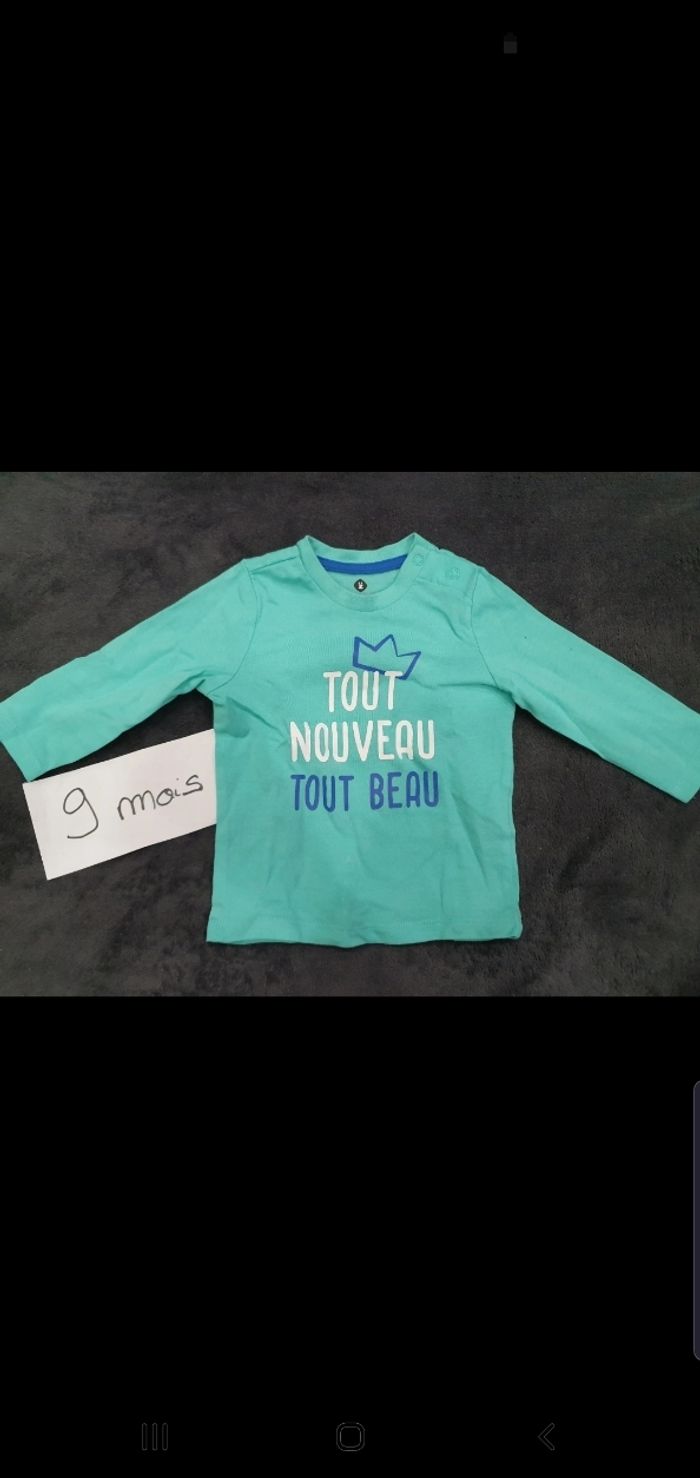 Lot petits pulls 9 mois - photo numéro 2