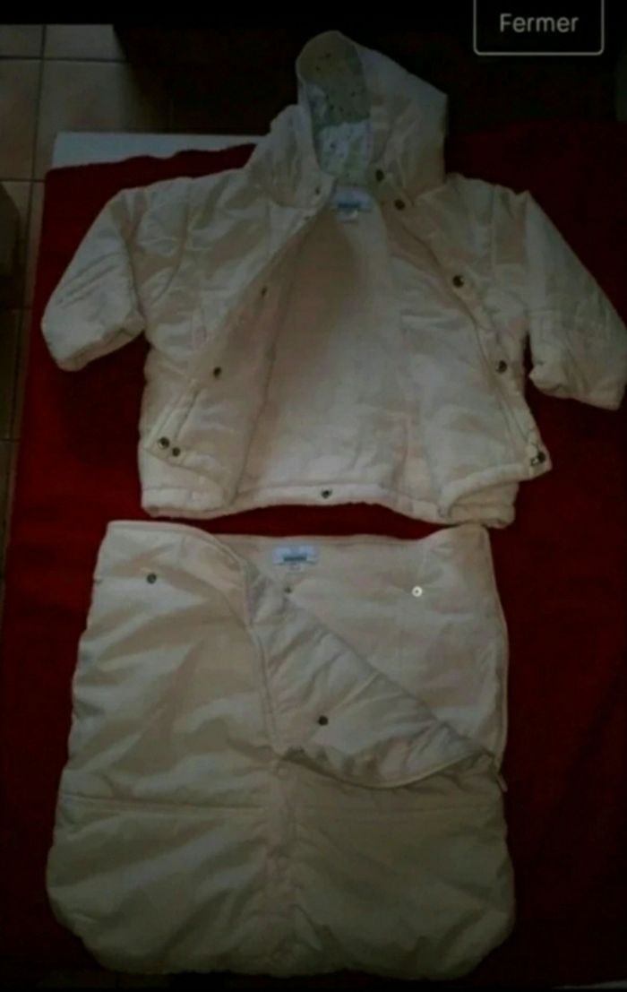 Manteau / combinaison à capuche 2 pièces - photo numéro 4