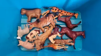Lot animaux plastique