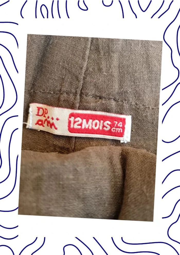 Salopette 12 mois Du pareil au même - photo numéro 3