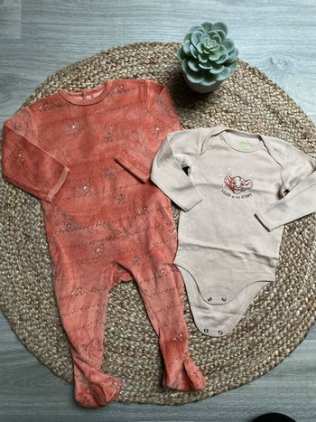 Pyjama +bodie roi lion simba 18 mois