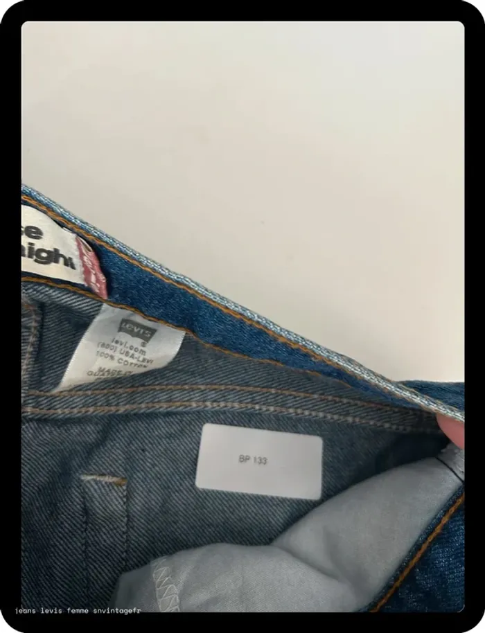 Jean Levi's Homme 569 Loose Straight Bleu | W30 L26 FR40 | Très Bon État | BP133 - photo numéro 8