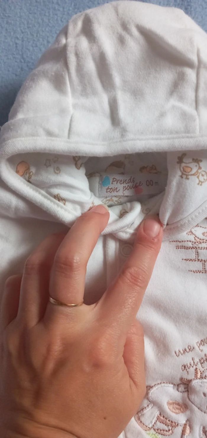 Veste Prends ton pouce taille 00 mois - photo numéro 2