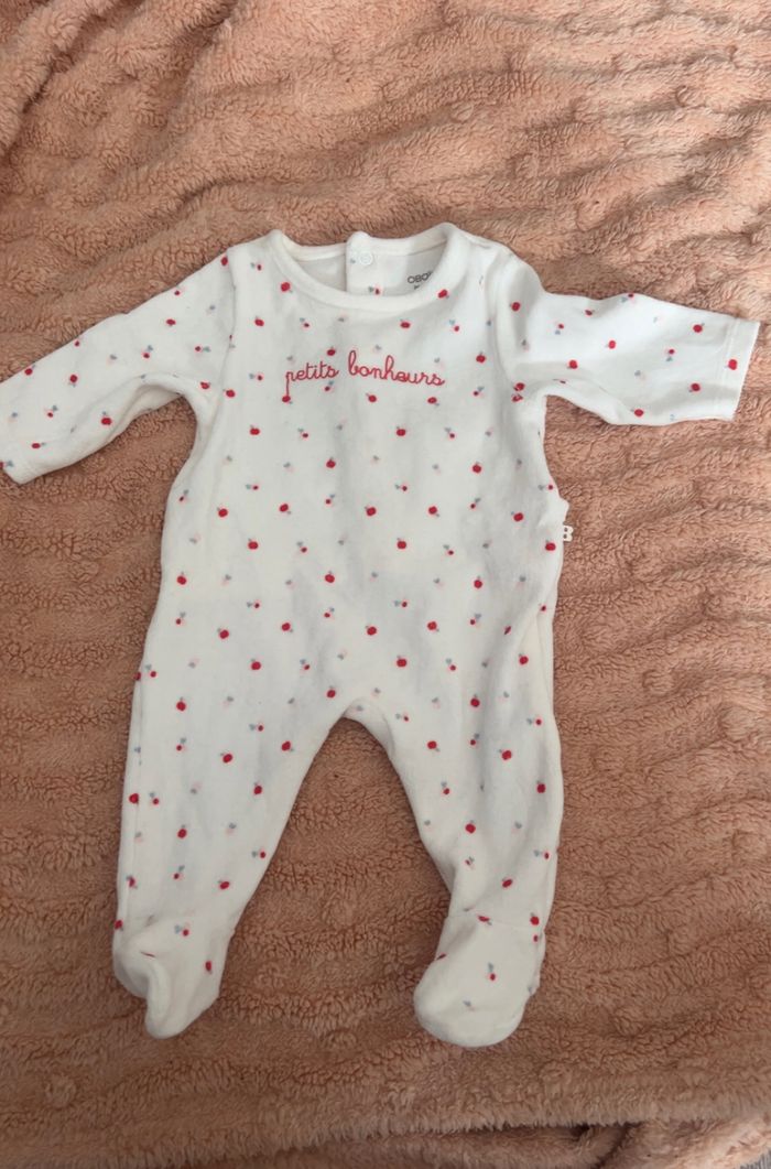 Pyjama 3 mois blanc - photo numéro 2