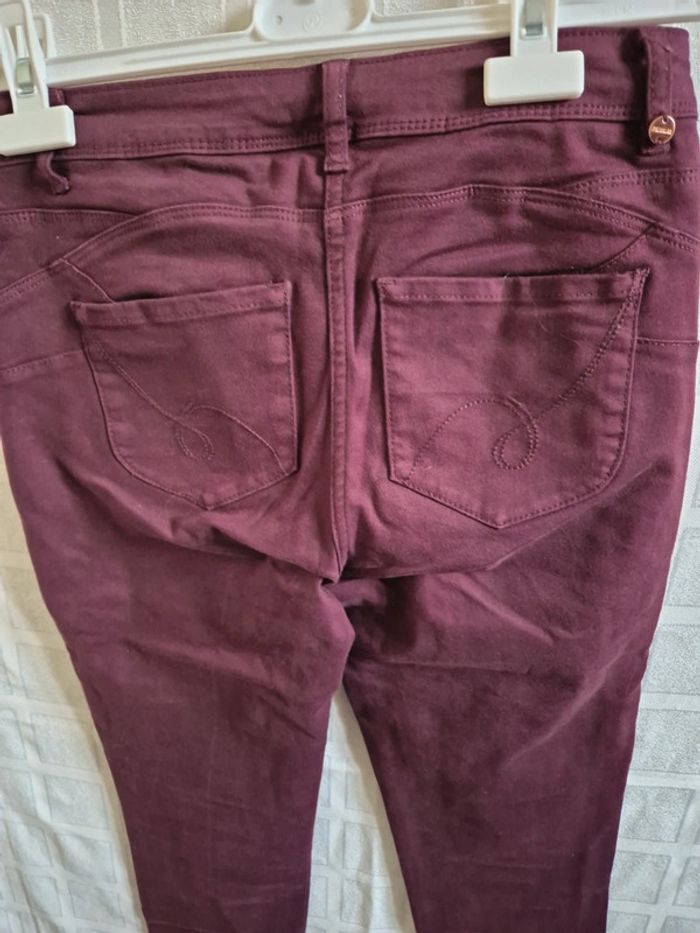 pantalon slim push up grain de malice taille 38 - photo numéro 8