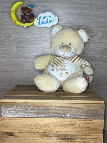 NIC674 doudou ours 🐻 nicotoy