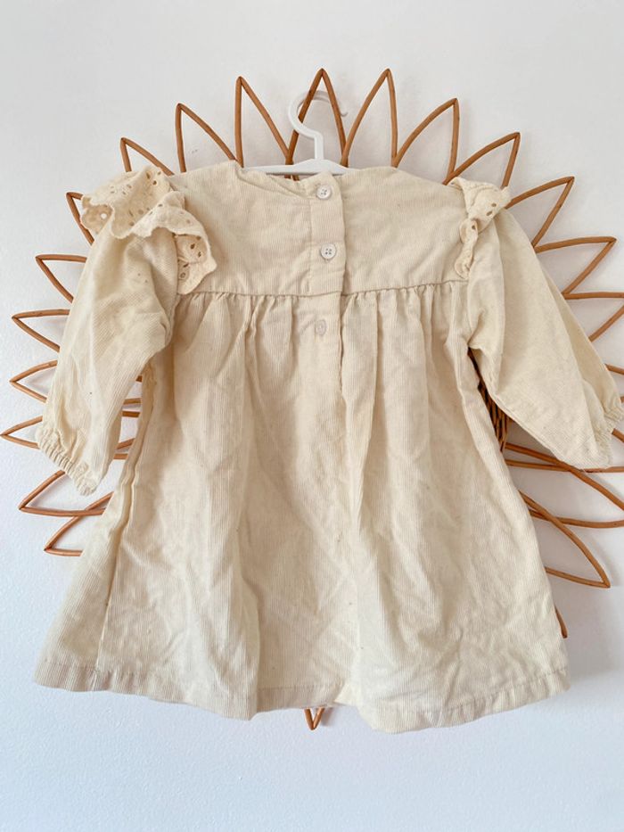 Robe côtelé neuve 6 mois 68 cm - photo numéro 4