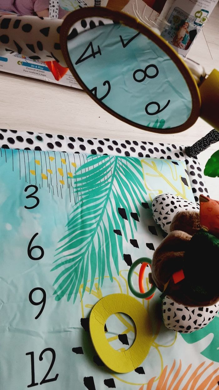 Équipement bébé jeu jouet tapis d’éveil Infantino 4 en 1 Milestones et mémoires Neuf - photo numéro 3