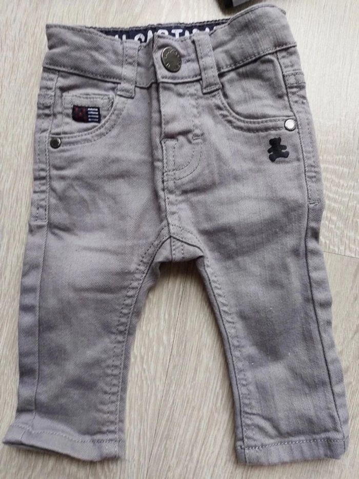 Ensemble lulu castagnette et chemise à carreaux 3 mois - photo numéro 4