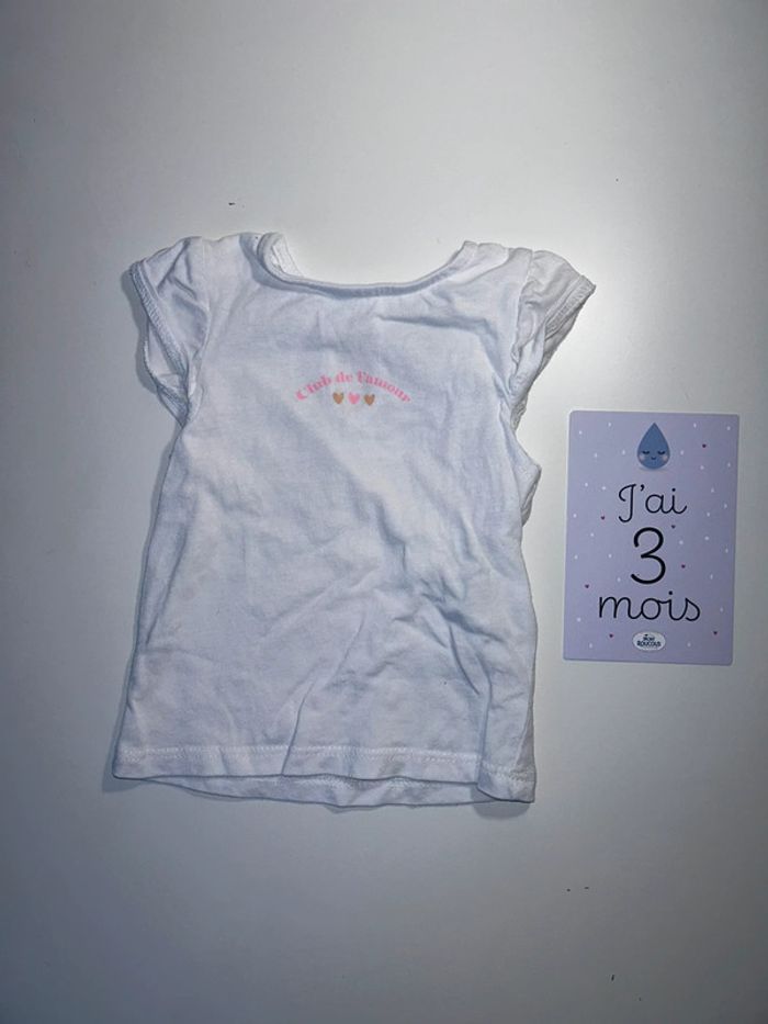 Tee shirt 3 mois