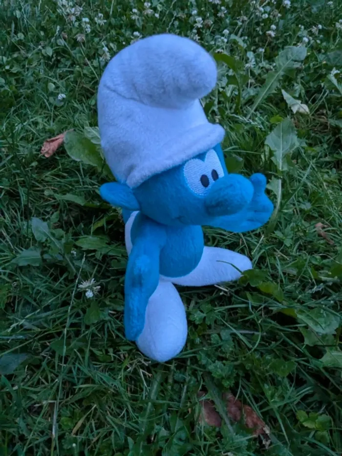 Peluche schtroumpf