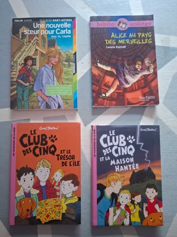 📚 Lot de 4 livres jeunesse 📚