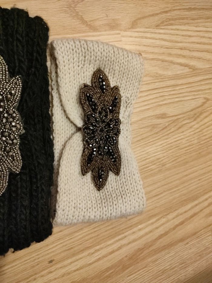 Lot headband laine - photo numéro 3