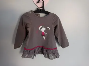 Tee shirt gris fille Orchestra 23 mois 86 cm